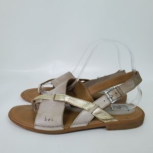 B.O.C. Leather Strappy Sandals EUC! Sz 8